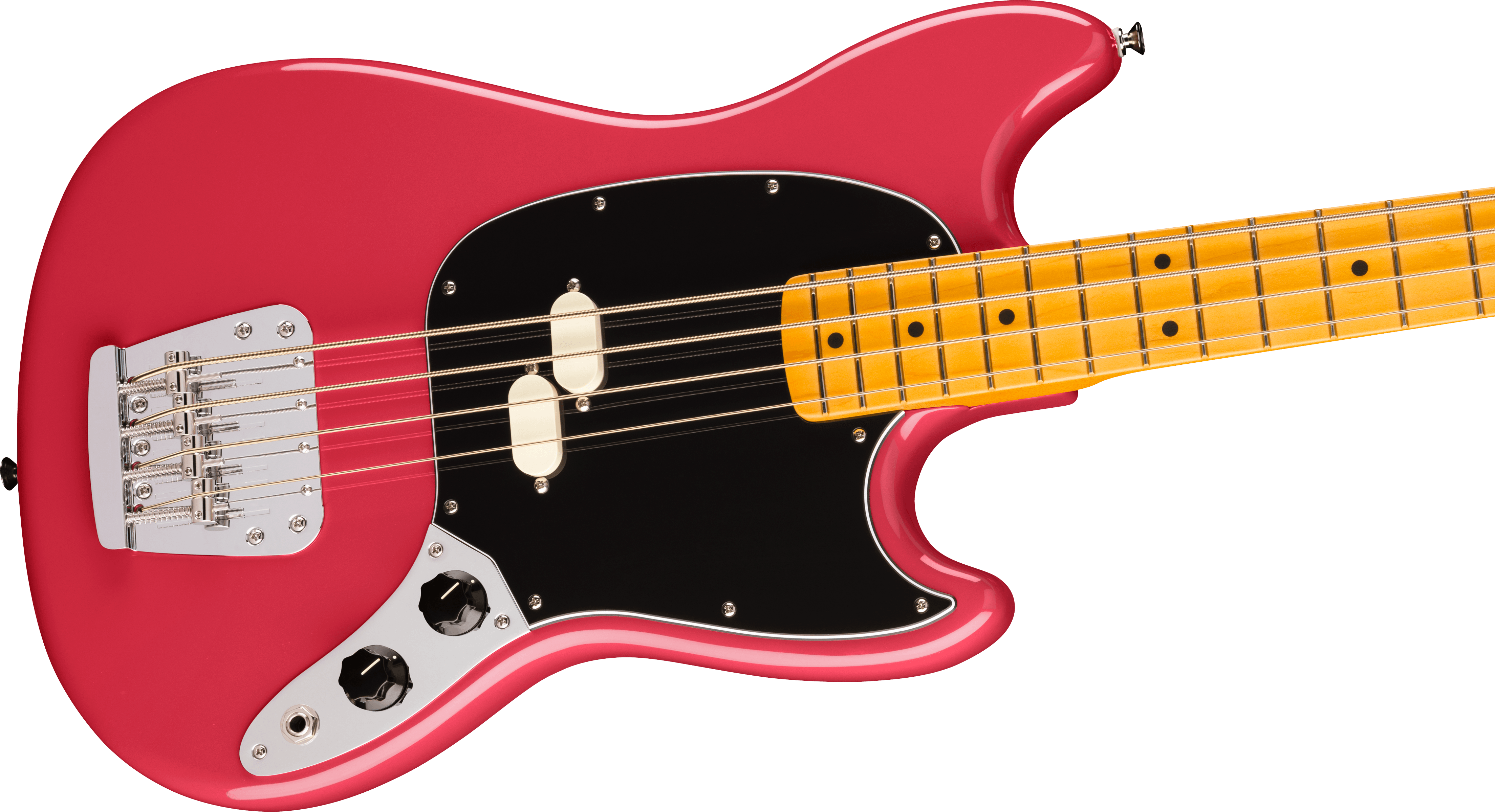 Fender - American Professional Classic Mustang Bass®, Maple Fingerboard, Faded Dakota Red - 019-8652-375