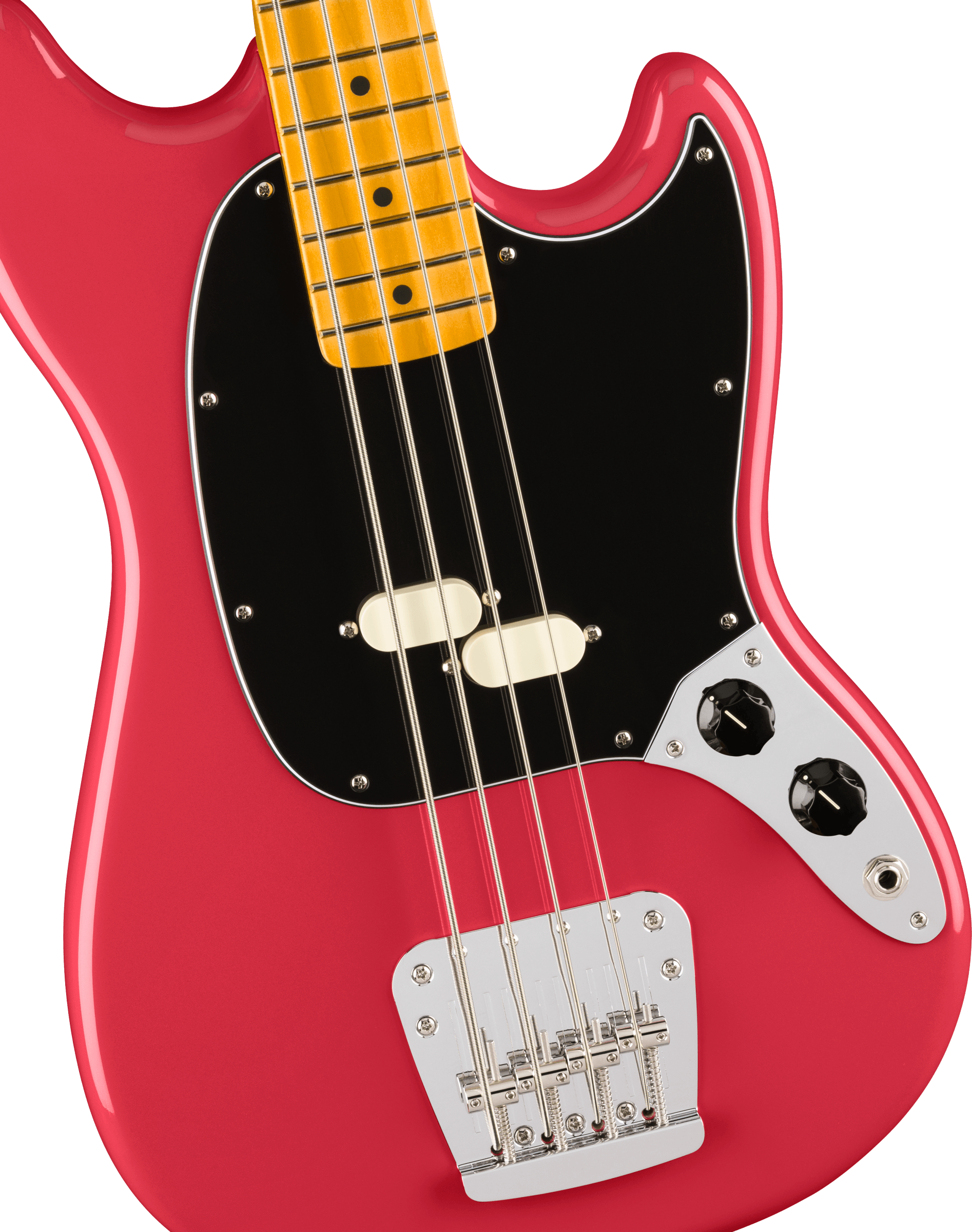 Fender - American Professional Classic Mustang Bass®, Maple Fingerboard, Faded Dakota Red - 019-8652-375