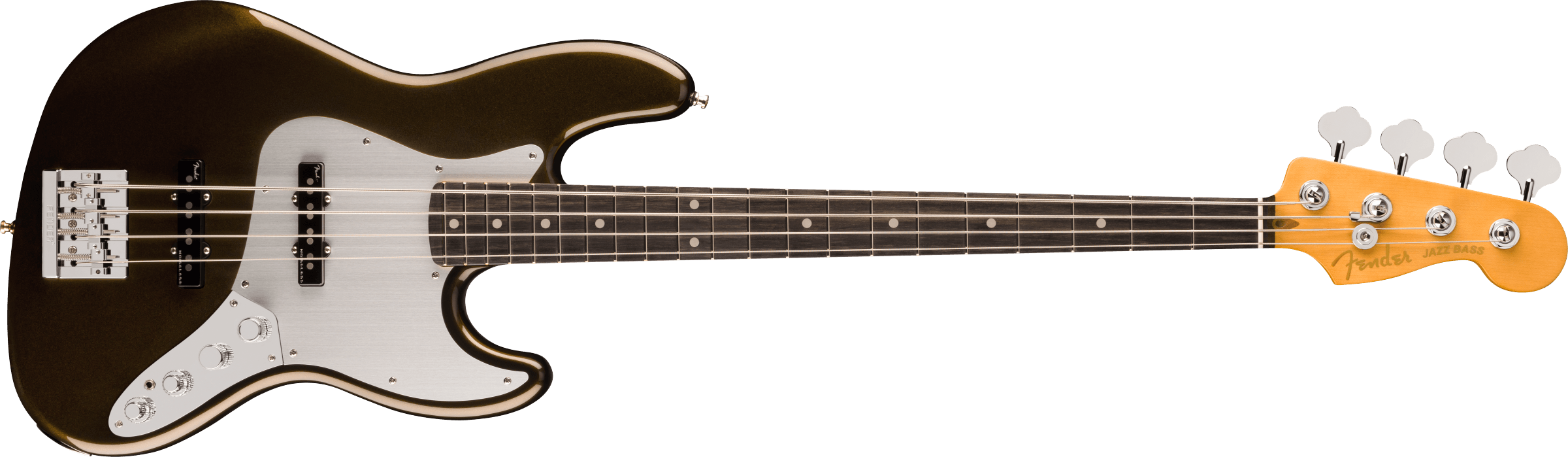 Fender - American Ultra II Jazz Bass® - Ebony Fingerboard - Texas Tea - 019-9111-790