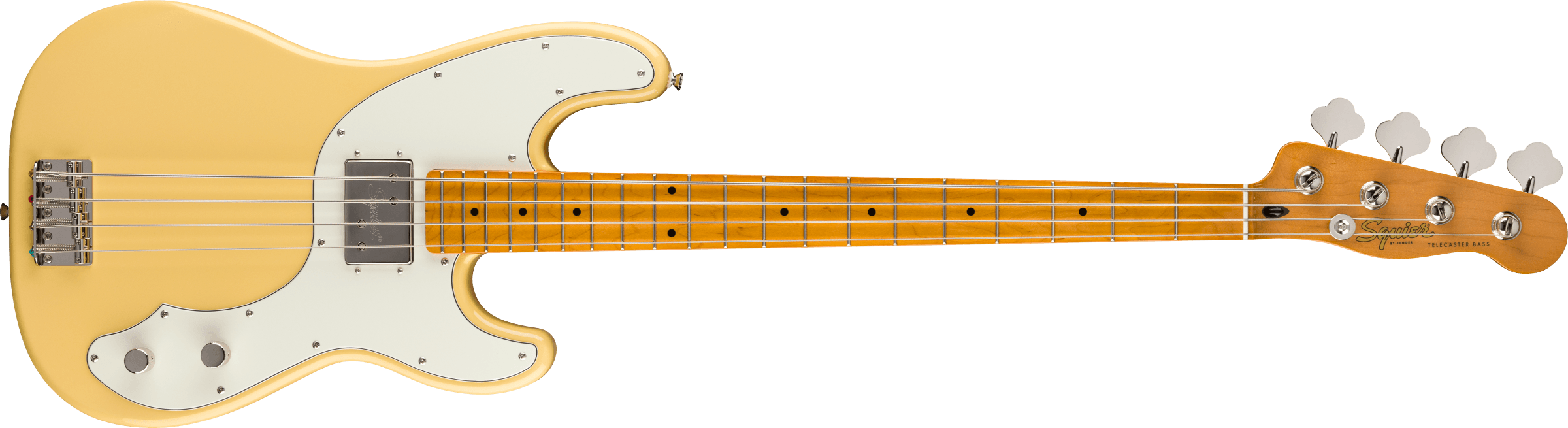 Squier - Classic Vibe™ Telecaster® Bass - Maple Fingerboard - Parchment Pickguard - Vintage White
