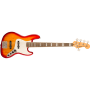 Squier - Classic Vibe™ Active '70s Jazz Bass® V - Laurel Fingerboard - White Pearloid Pickguard - Sienna Sunburst