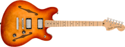 Squier -  Starcaster® Deluxe de la série Affinity™ - Touche en érable - Éclat de soleil sienne « Sienna Sunburst » - 037-8452-547
