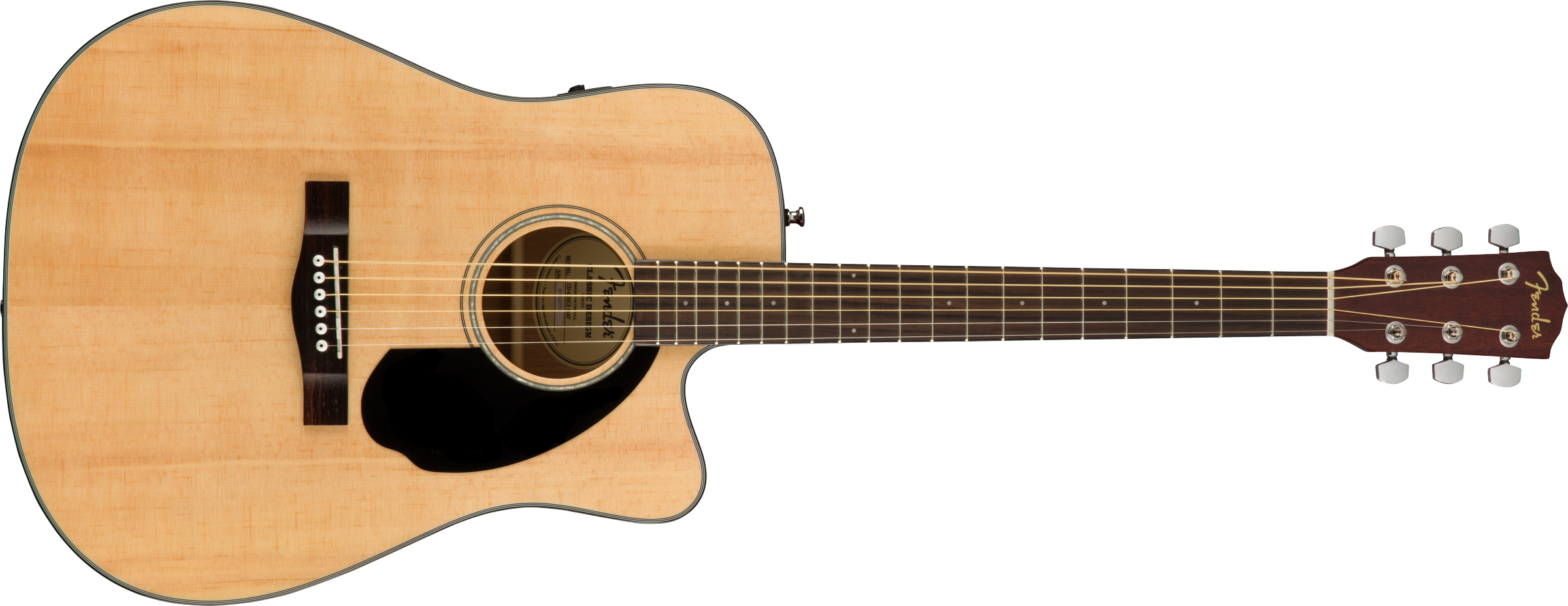 Fender - CD-60SCE Dreadnought - Walnut Fingerboard - Natural