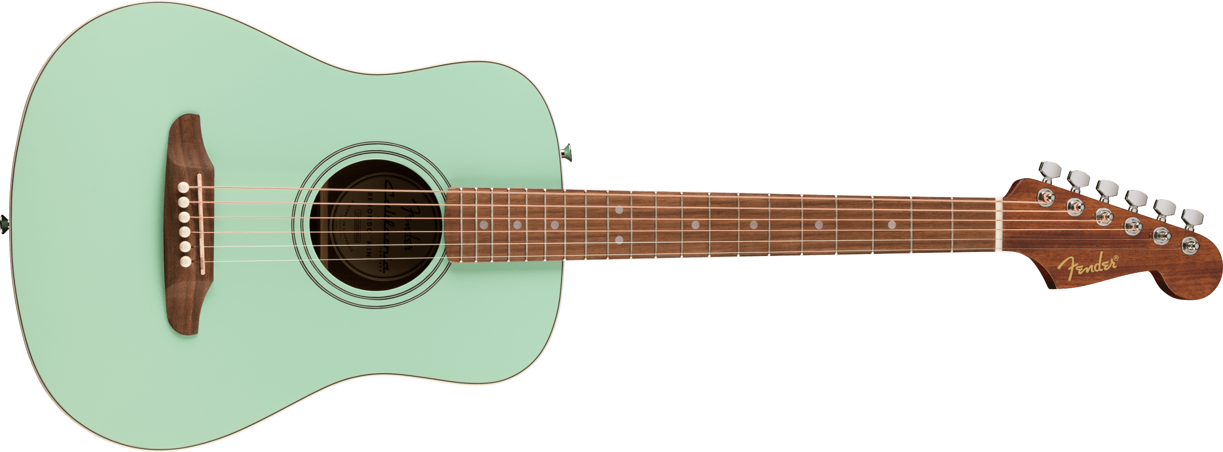 Fender - California Standard Redondo™ Mini with Bag - Spruce Top - Surf Green