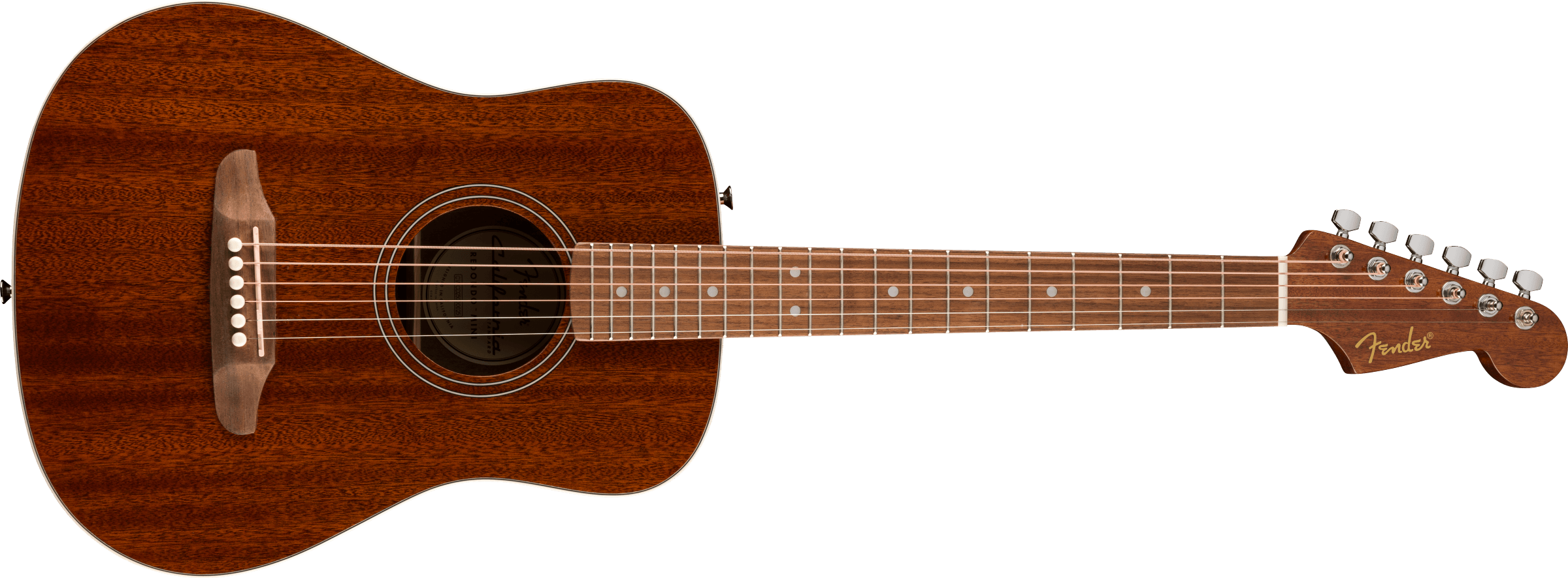 Fender - California Standard Redondo™ Mini with Bag - Sapele Top - Natural Sapele