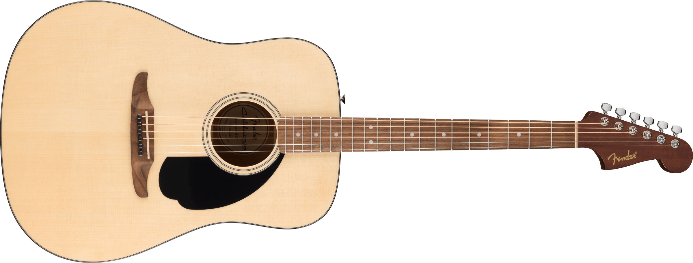 Fender - California Standard Redondo™ - Spruce Top - Black Pickguard - Natural