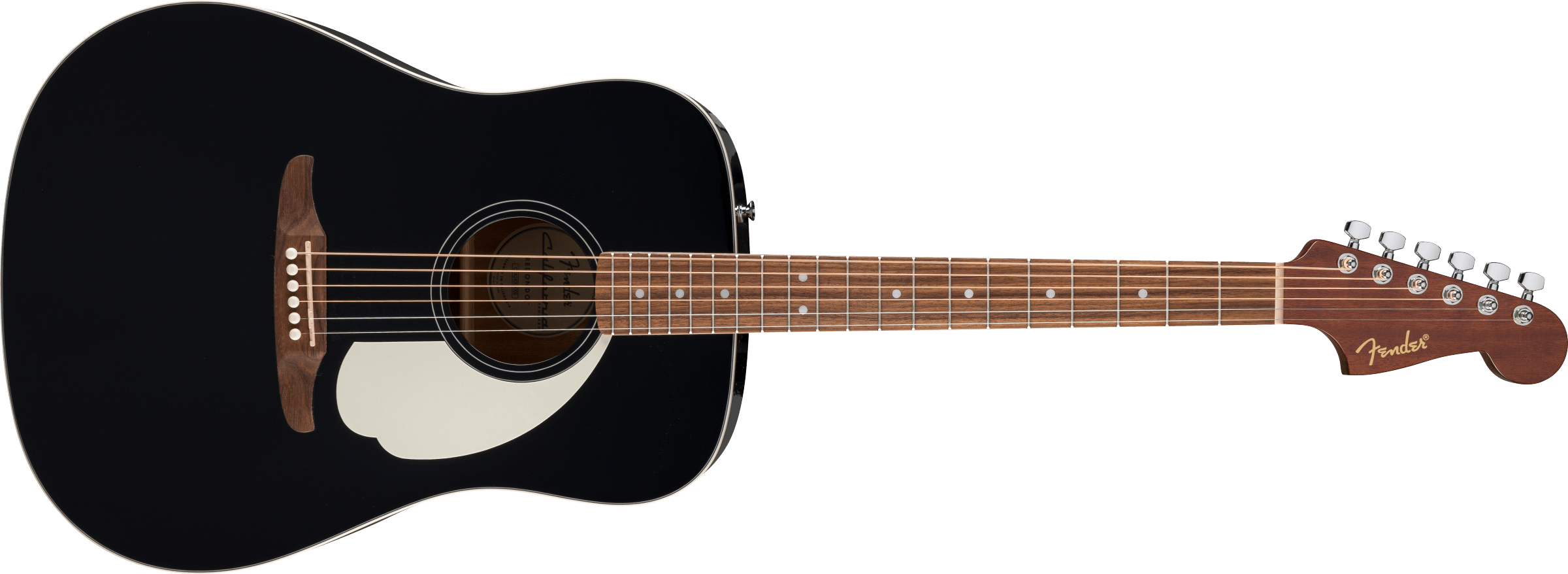 Fender - California Standard Redondo™ - Spruce Top - Ivory Pickguard - Black