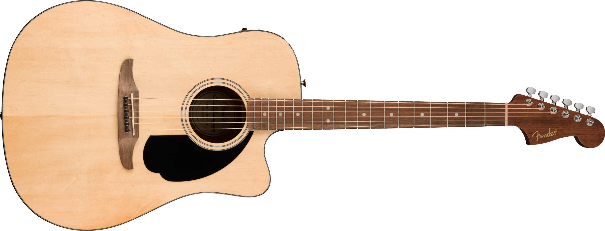 Fender - California Standard Redondo™ CE - Spruce Top - Black Pickguard - Natural