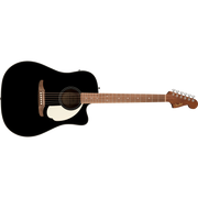 Fender - California Standard Redondo™ CE - Table en épicéa - Pickguard ivoire - Noir