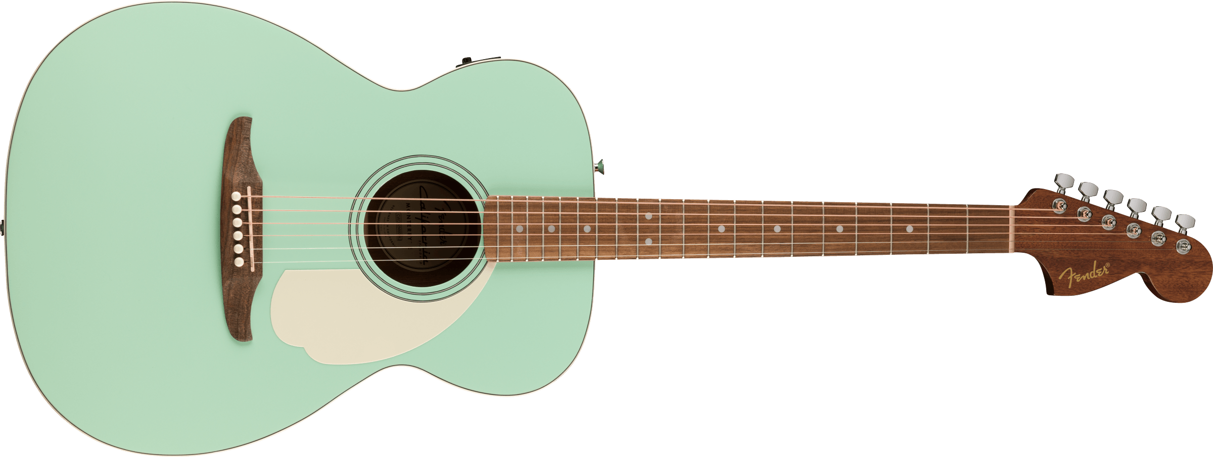 Fender - California Standard Monterey™ E - Spruce Top - Ivory Pickguard - Surf Green