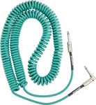 Fender - Contour™ 30' Coiled Cable, Sherwood Green - 099-0573-046