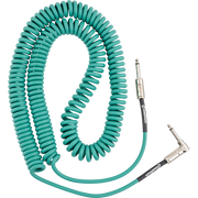 Fender - Contour™ 30' Coiled Cable - Sherwood Green - 099-0573-046