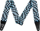 Fender - Wavy Checkerboard Polyester Strap, Blue - 099-0637-262