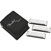 Fender - Harmonicas Blues Deluxe - Pack de 3 avec étui - CGA - 099-0701-021