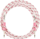 Fender - Fender® x Hello Kitty® White/Pink Woven Cable - 10' - 099-0818-123