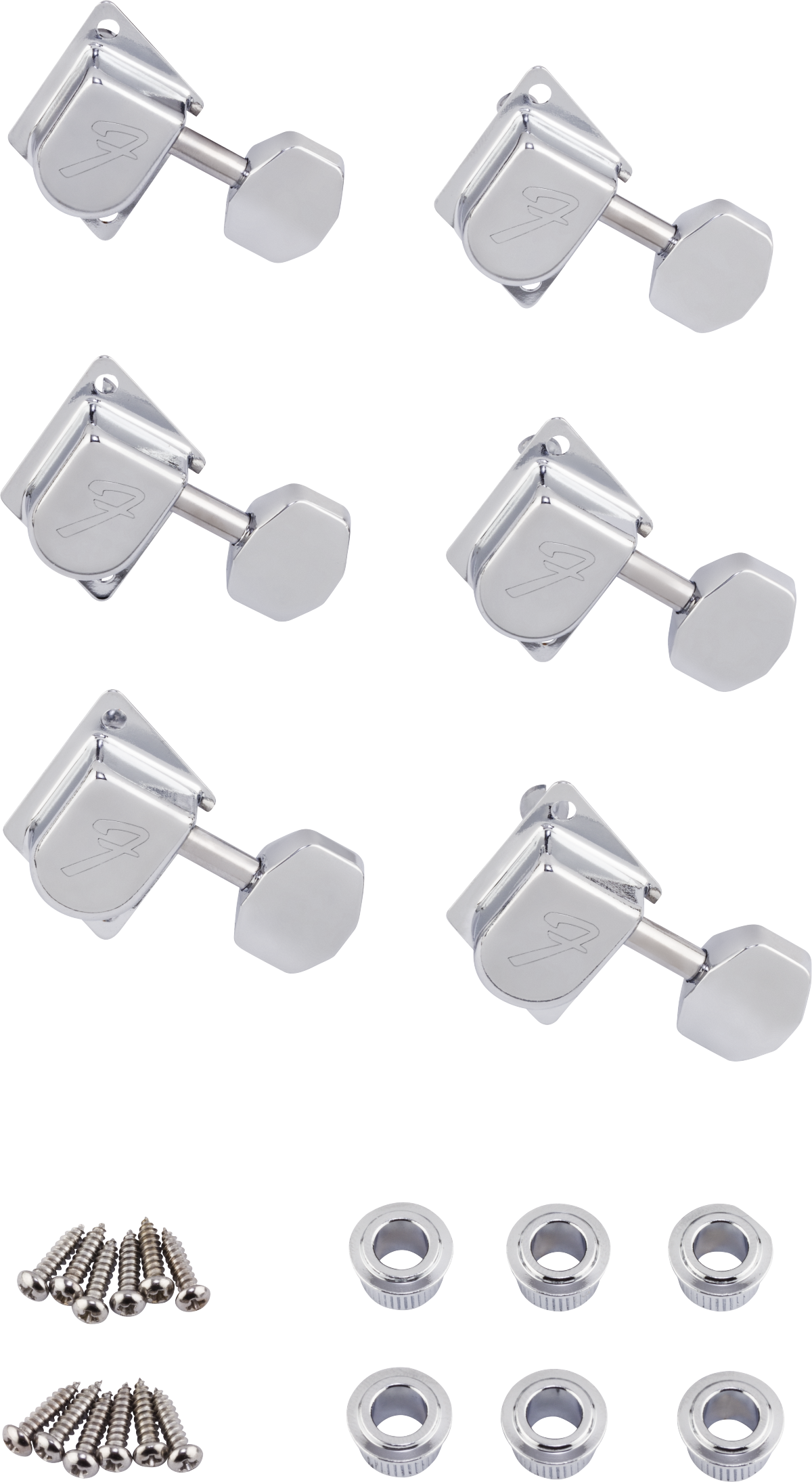 Fender - 70s F Style Stratocaster®-Telecaster® Tuning Machine Set - 099-0822-100