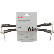 Fender - Professional Series Instrument Cable 2-Pack Angle/Angle 6" Black – 0990820023