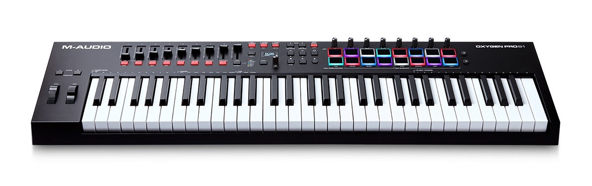 M-Audio - Oxygen Pro 61 61-key USB powered MIDI controller with Smart  Controls and Auto-mapping