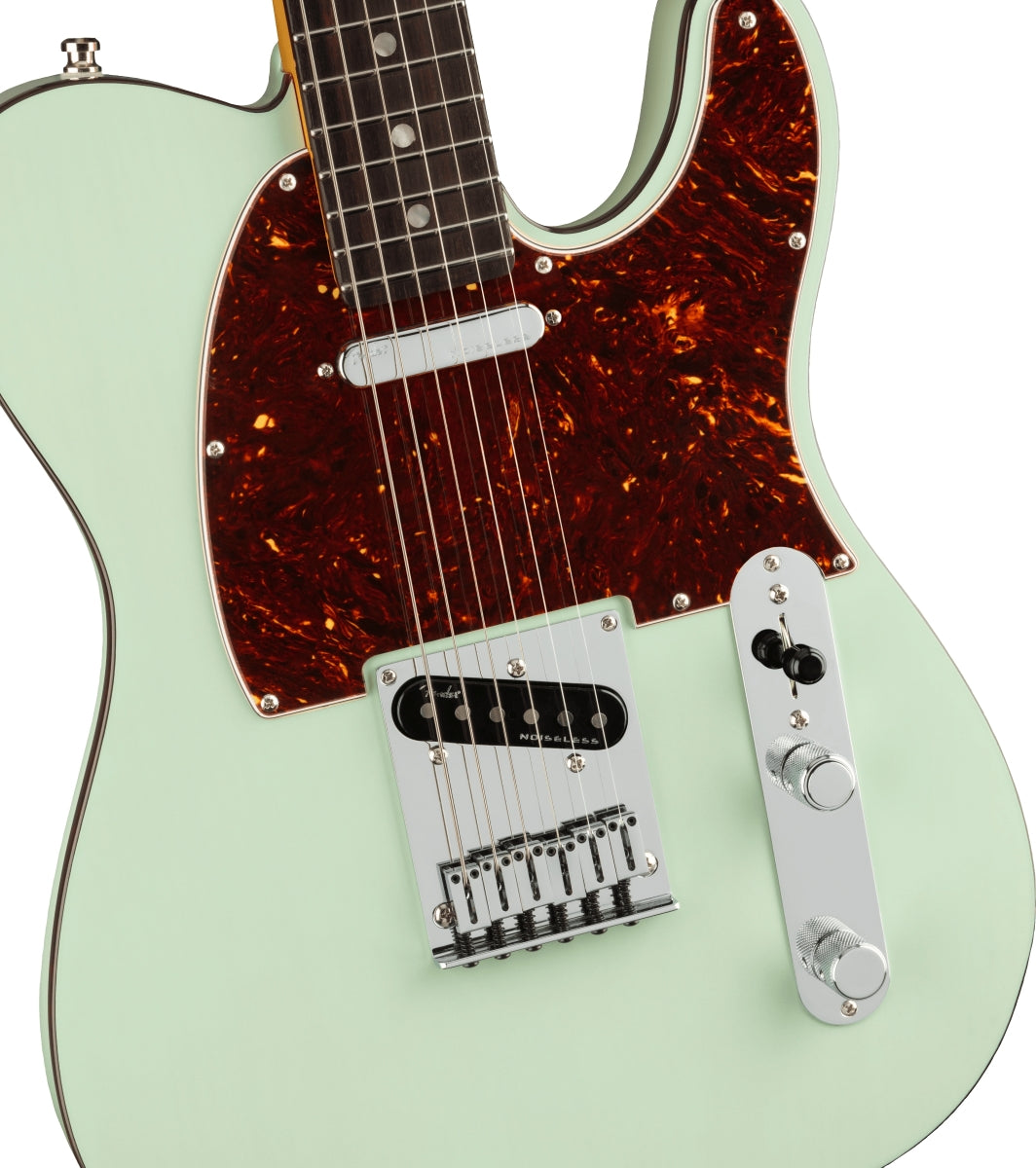 Fender - American Ultra Luxe Telecaster® 011-8080-735 Transparent Surf Green