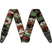 Fender - WeighLess™ 2" Camo Strap  099-0685-100 Woodland Camo
