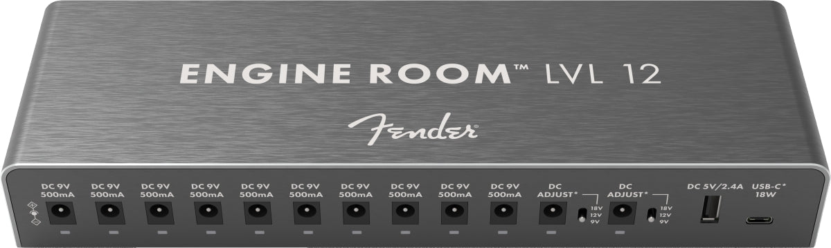 Fender - Engine Room™ LVL12 Power Supply 023-0100-012 Gray – Steve's Music  Store