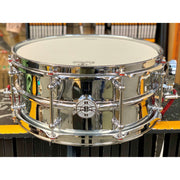 Dunnett - Model 2N Chrome sur Brass Caisse Claire 6.5x14 65142N-COB