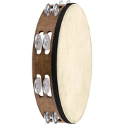 Meinl - Tamburello 12" Noyer Brun Peau de Chèvre Jingles en Aluminium FD12TAM