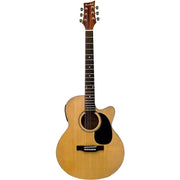 BeaverCreek - BCTD101CE Cutaway with Pick-up EQ & Built-in Tuner Natural
