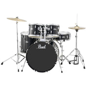 Pearl - Roadshow 5-Piece Drum Set Jet Black RS525SCC31 with Hardware & Cymbals