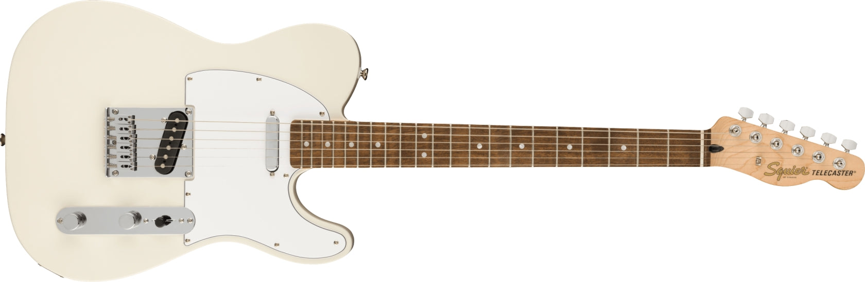 Squier - Affinity Series™ Telecaster® - Laurel Fingerboard - White  Pickguard - Olympic White 037-8200-505