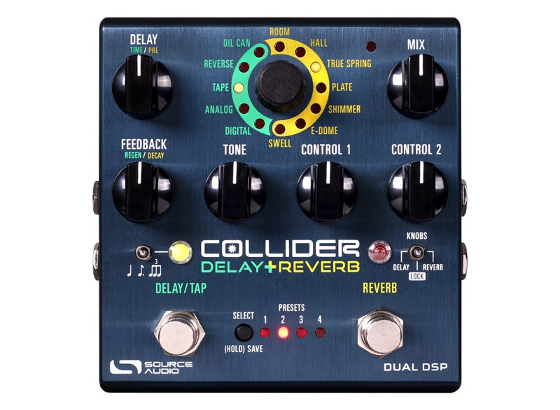 ギター Source Audio SA263 COLLIDER Source Audio - Colider Delay+Reverb SA263 – Steve's Music Store