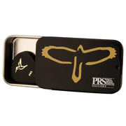 PRS - Gold Birds Plectres assortis avec boîtier (12) Heavy