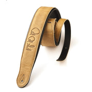 PRS - Signature Leather Padded Strap (Sandstone/Black) 100154