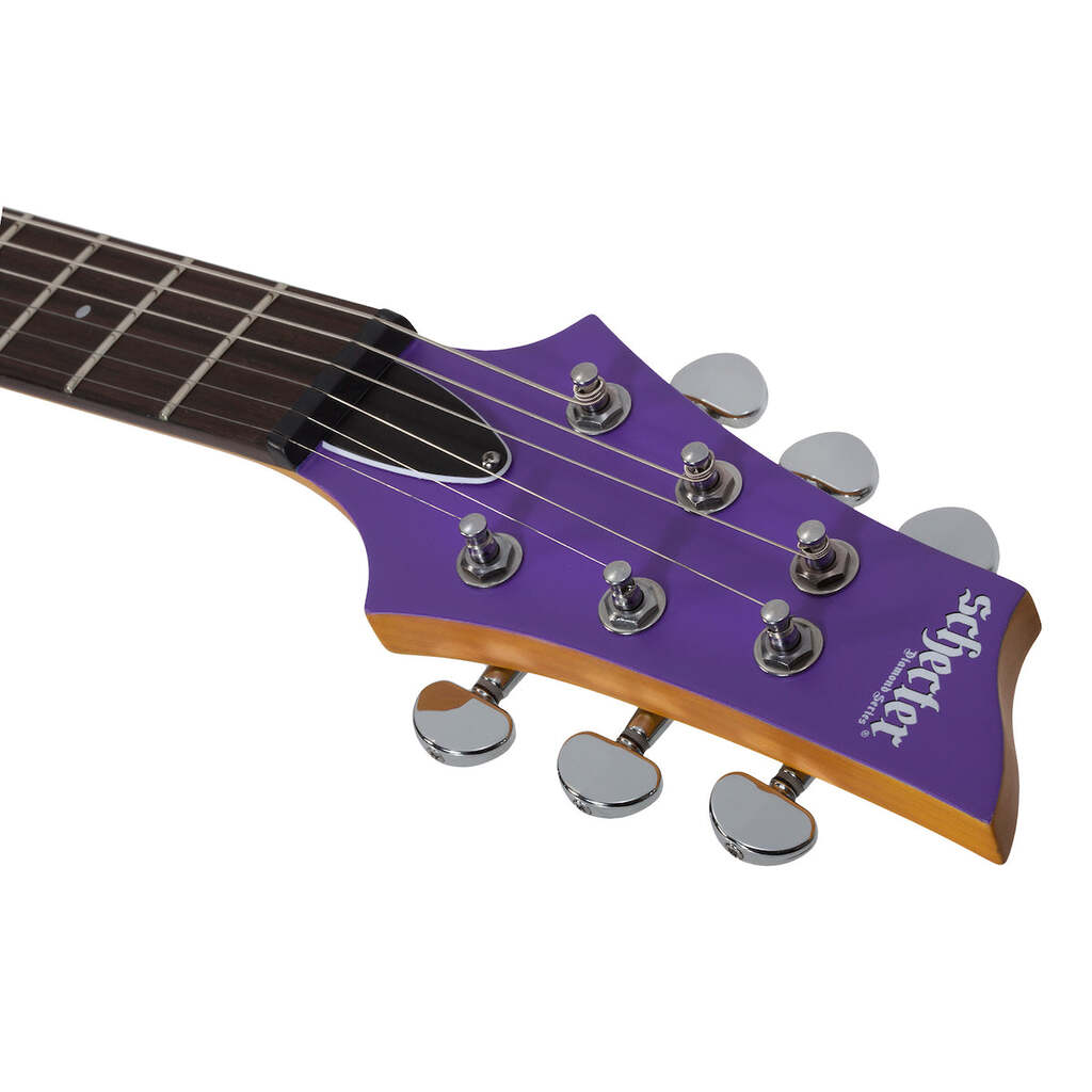 Schecter - C-6 Deluxe Satin Purple 429 – Steve's Music Store
