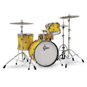 Grestch - Catalina Club 4-Piece Shell Pack (20" Bass Drum) Yellow Satin Flame CT1-J404-YSF