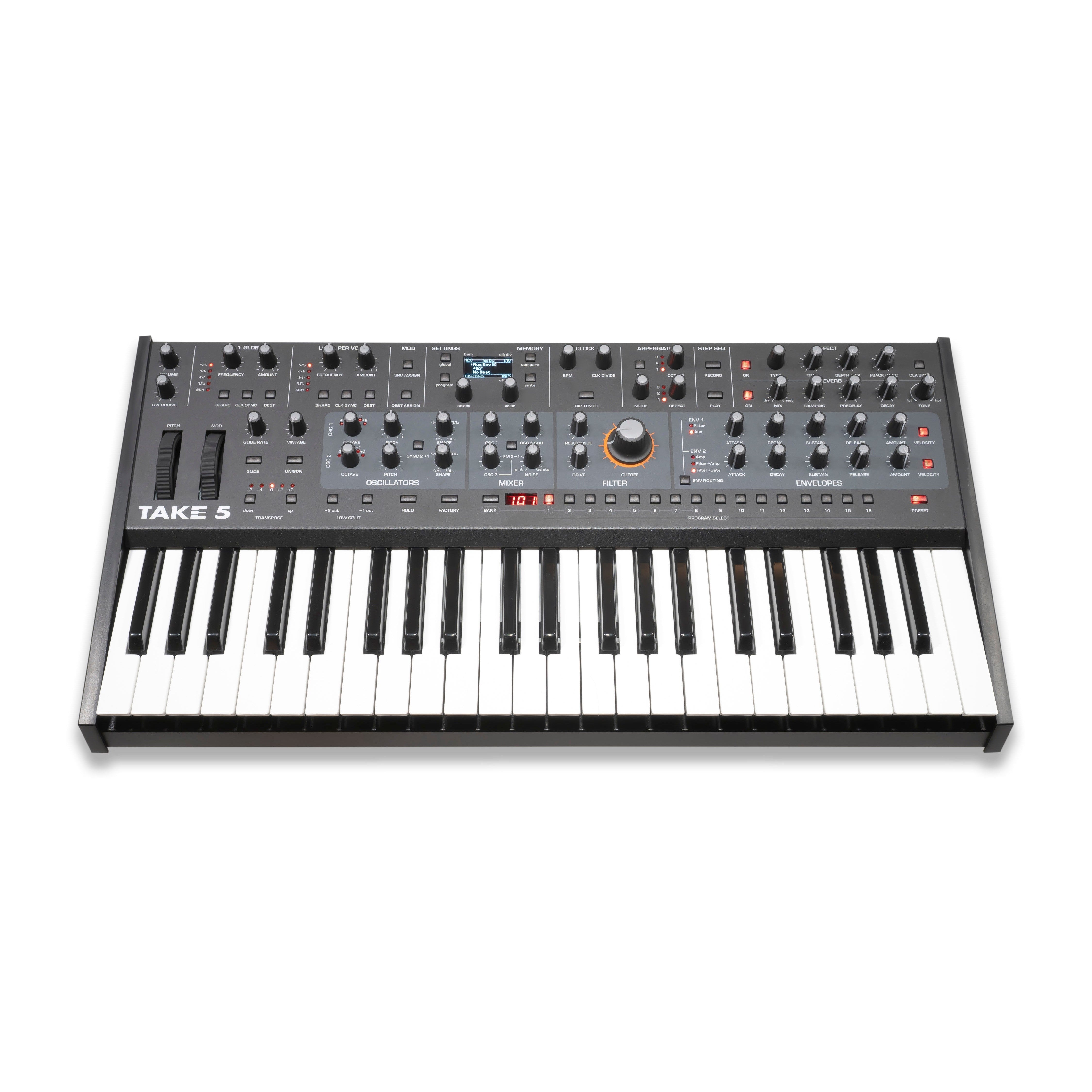 Sequential - Take 5® Compact Five-Voice Poly Synth – Steve's Music