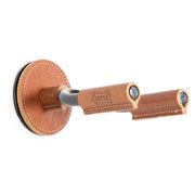Levy's - Black Forged Guitar Hanger with Tan Leather LVY-FGHNGR-BKTN