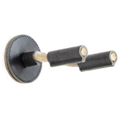 Levy's - Brass Forged Guitar Hanger with Black Leather LVY-FGHNGR-BRB