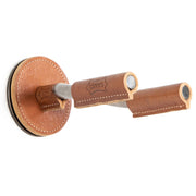 Levy's - Smoke Forged Guitar Hanger with Tan Leather LVY-FGHNGR-SMTN