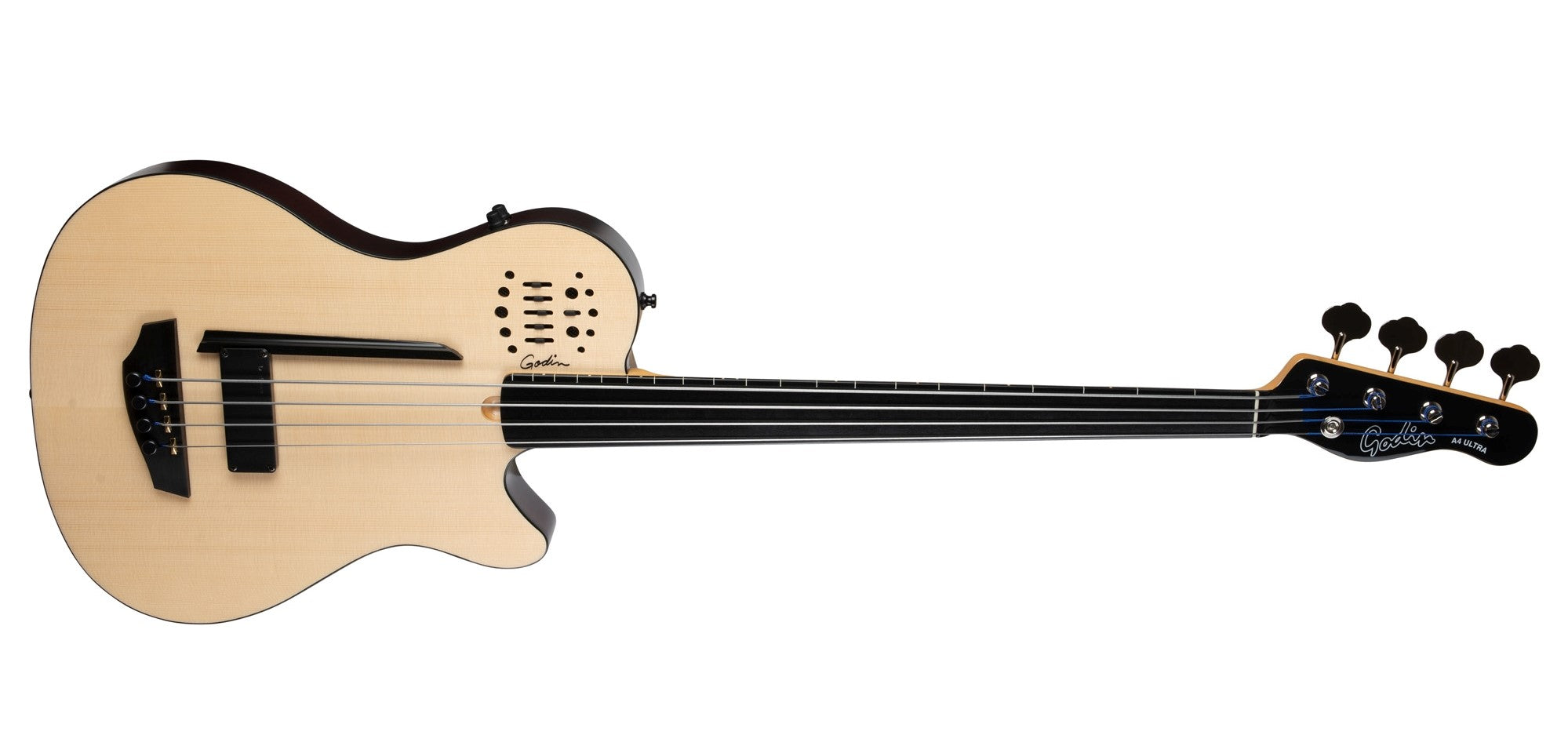 Godin - A4 Ultra Natural Fretless A/E 050796 – Steve's Music Store