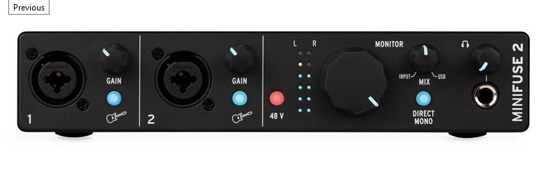 Arturia - MiniFuse 2 Black – Steve's Music Store