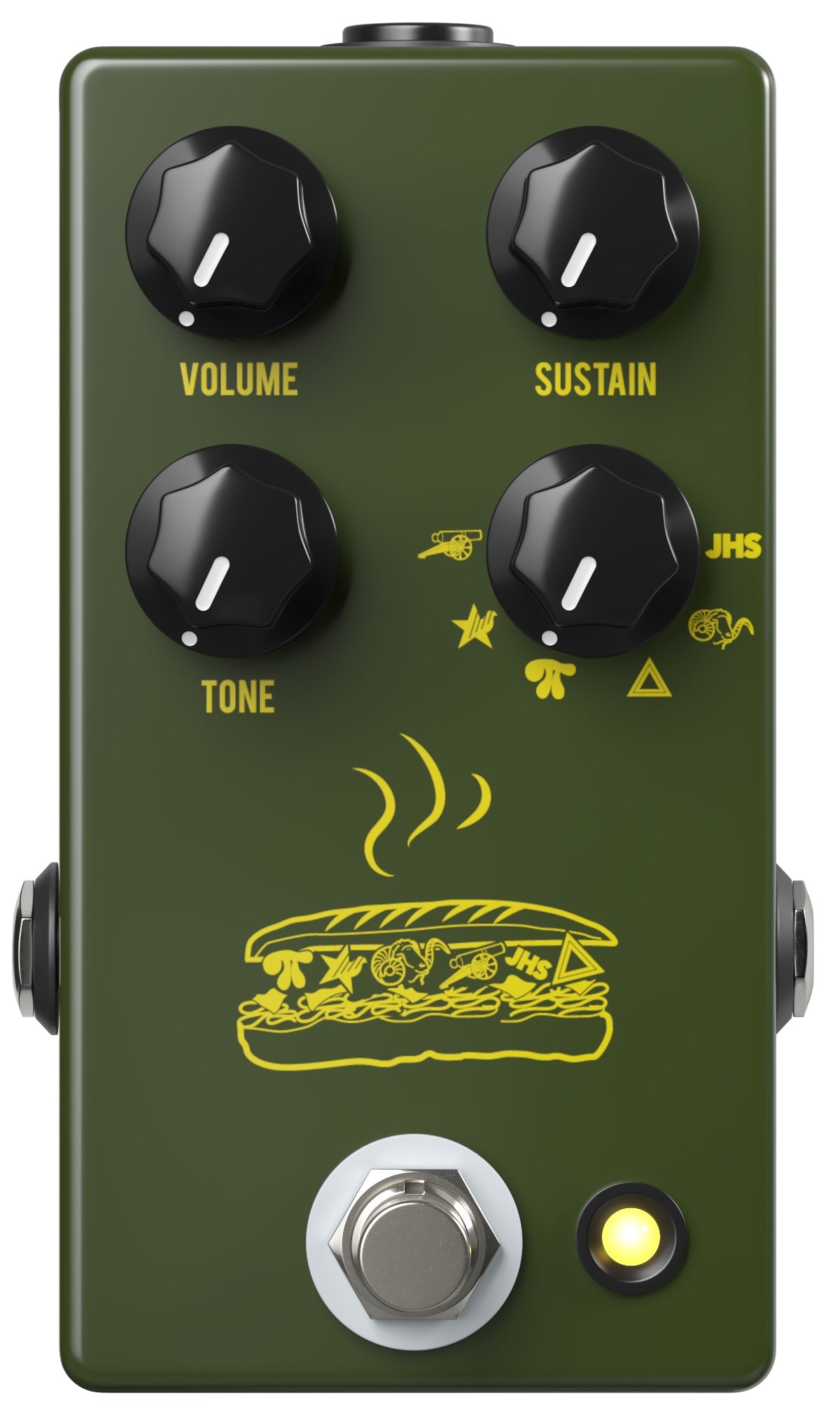 JHS Pedals - Muffuletta Army Green Distortion / Fuzz