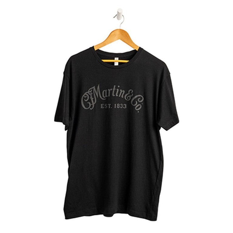 T-Shirt - Martin - Noir Tone on Tone T-Shirt Très Grand
