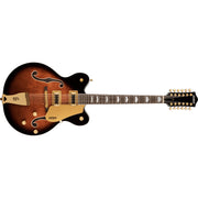 Gretsch - G5422G-12 Electromatic® Classic Hollow Body Double-Cut 12-String with Gold Hardware - Laurel Fingerboard - Single Barrel Burst 251-6319-593