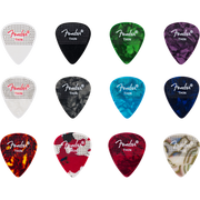 Fender - 351 Dotted Celluloid Picks - 12-Pack - Medium - 198-0200-300