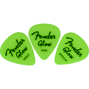 Fender - Médiators 351 phosphorescents - Lot de 12 - 198-0351-020