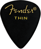 Fender - Classic Celluloid - Black - 351 Shape - Thin - 144 Count - 198-0351-106