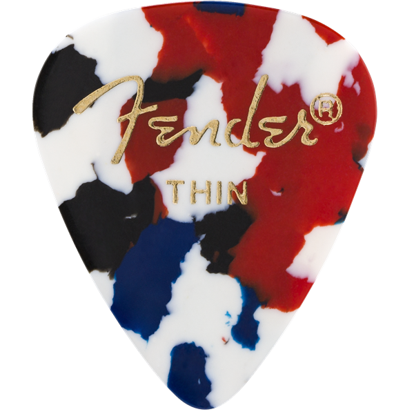 Fender - Classic Celluloid - Confetti - 351 Shape - Thin - 144 Count - 198-0351-150