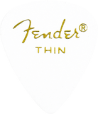 Fender - Classic Celluloid - White - 351 Shape - Thin - 144 Count - 198-0351-180