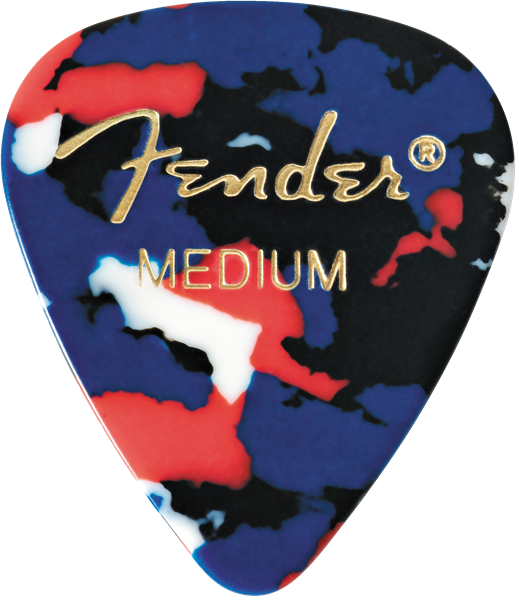 Fender - Classic Celluloid - Confetti - 351 Shape - Medium - 144 Count - 198-0351-350